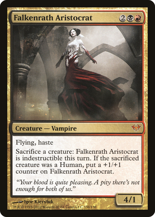 Falkenrath Aristocrat (DKA-138) - mythic - Foil