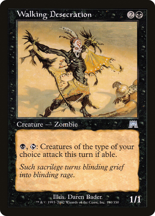 Walking Desecration (ONS-180) - uncommon - Foil