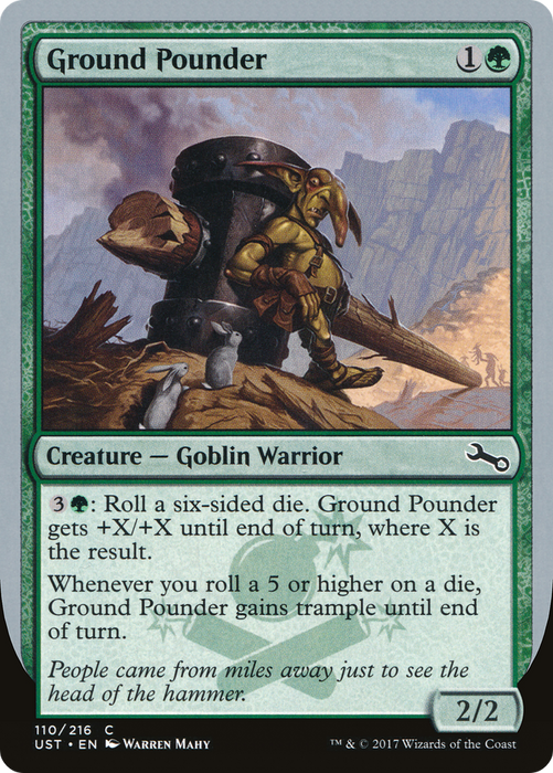 Ground Pounder (UST-110) - common - Foil