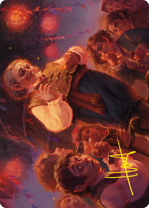 Bilbo, Retired Burglar // Bilbo, Retired Burglar (ALTR-014) - common (Borderless) - Foil