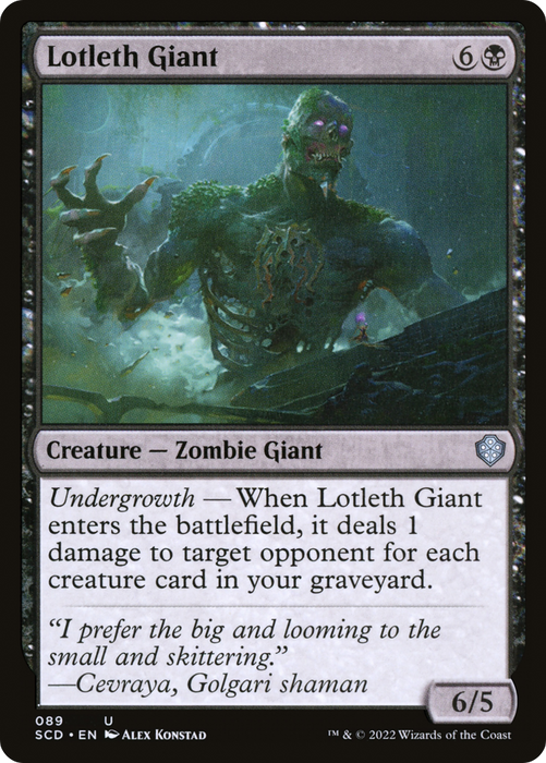 Lotleth Giant (SCD-089) - uncommon