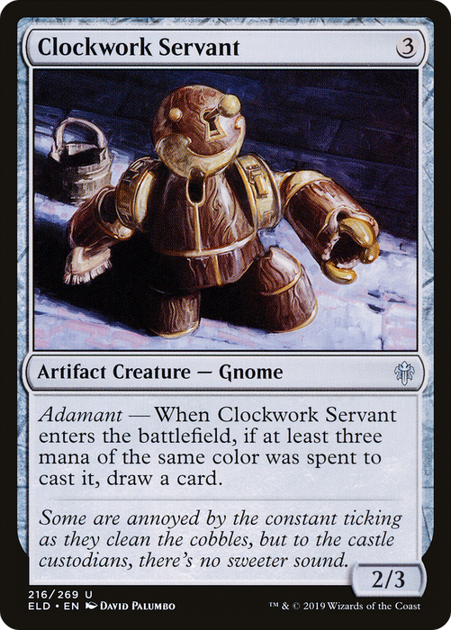 Clockwork Servant (ELD-216) - uncommon