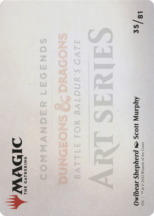 Owlbear Shepherd // Owlbear Shepherd (ACLB-035) - common (Borderless)