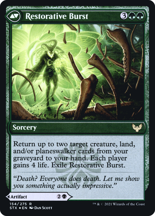 Pestilent Cauldron // Restorative Burst (PRE-154S) - rare - Foil