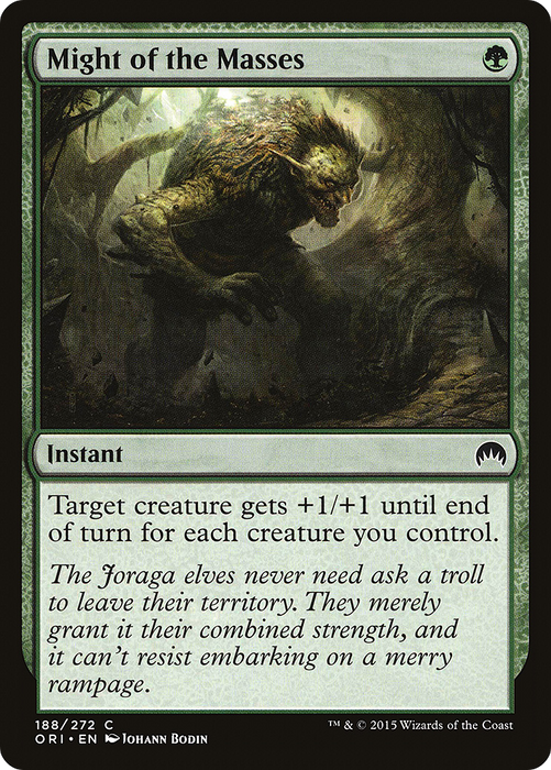 Might of the Masses (ORI-188) - common - Foil