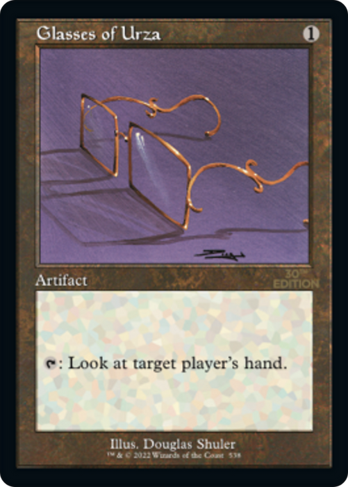 Glasses of Urza (30A-538) - uncommon