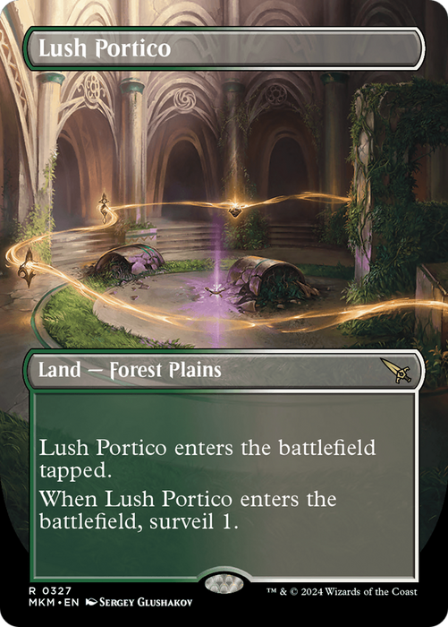 Lush Portico (MKM-327) - rare (Borderless)