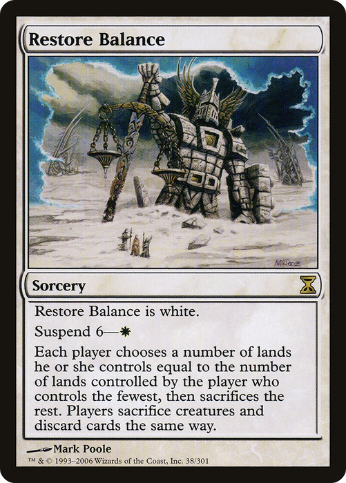 Restore Balance (TSP-038) - rare - Foil