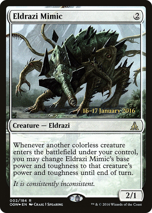Eldrazi Mimic (PRE-02S) - rare - Foil