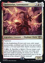 Quintorius, Loremaster (PRE-250S) - rare - Foil