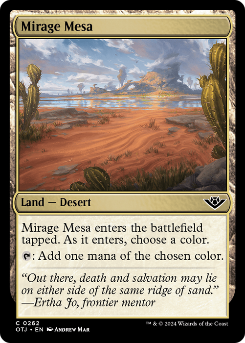 Mirage Mesa (OTJ-262) - common - Foil