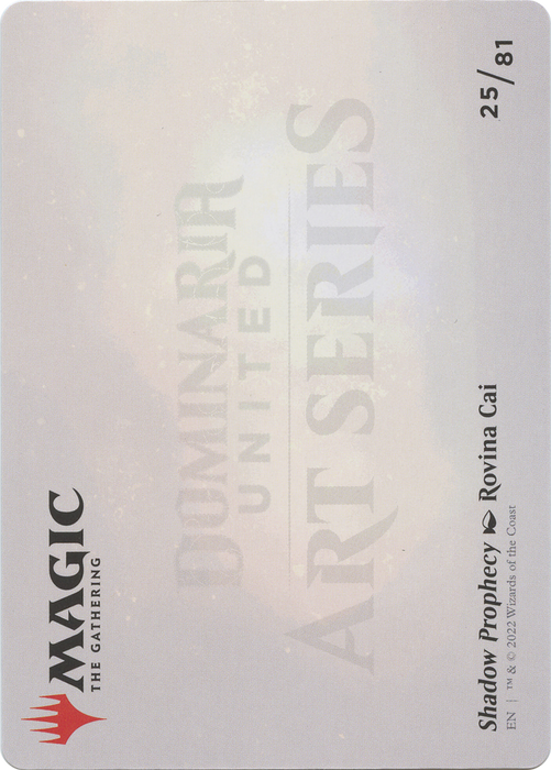 Shadow Prophecy // Shadow Prophecy (ADMU-025) - common (Borderless) - Foil