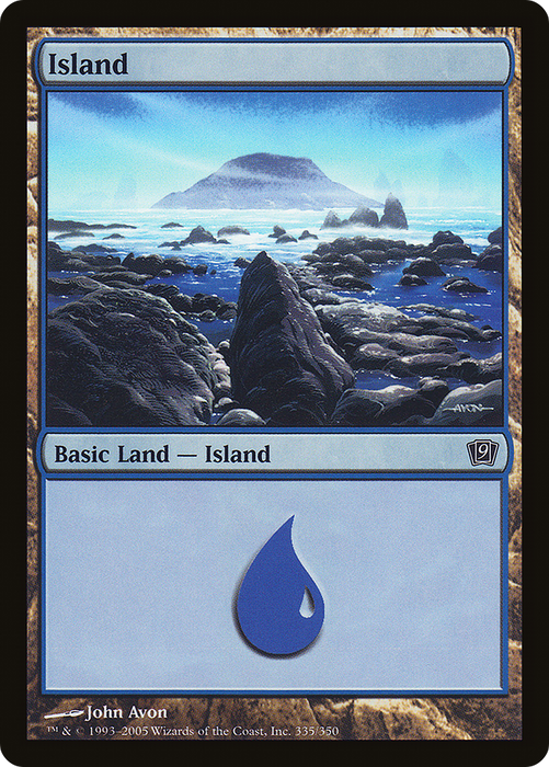 Island (9ED-335★) - common - Foil