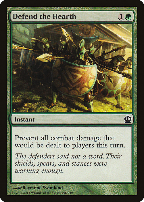 Defend the Hearth (THS-156) - common - Foil
