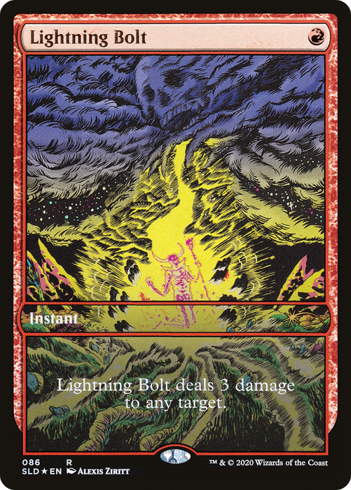 Lightning Bolt (SLD-086) - rare - Foil