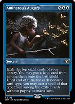 Aminatou's Augury (CMM-479) - rare - Etched Foil