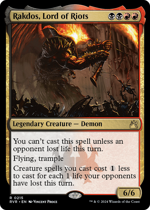 Rakdos, Lord of Riots (RVR-215) - rare