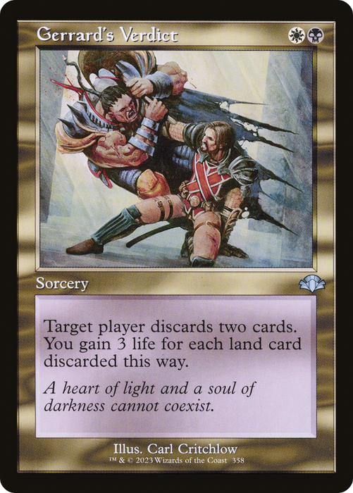 Gerrard's Verdict (DMR-358) - uncommon