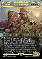 Ellie and Alan, Paleontologists (REX-010) - rare (Borderless)
