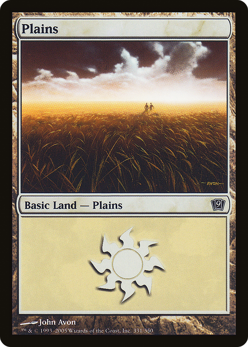 Plains (9ED-331★) - common - Foil