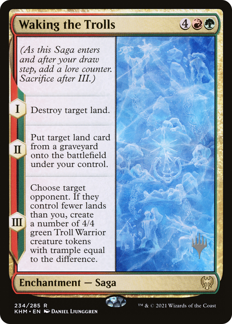 Waking the Trolls (PPKHM-234P) - rare - Foil
