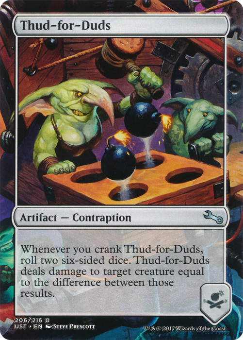 Thud-for-Duds (UST-206) - uncommon (Borderless) - Foil