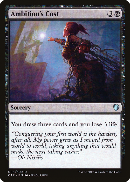 Ambition's Cost (C17-095) - uncommon
