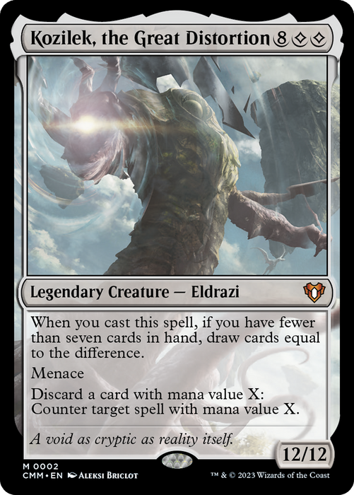 Kozilek, the Great Distortion (CMM-002) - mythic