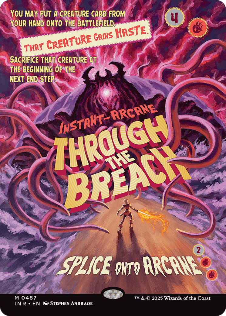 Through the Breach (INR-487) - mythic: (Showcase) (Borderless)