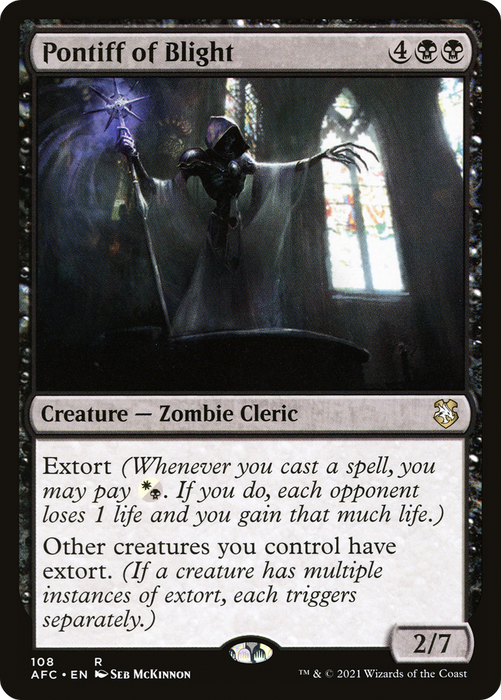 Pontiff of Blight (AFC-108) - rare