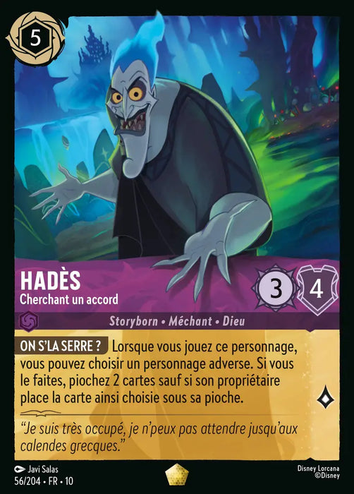 Hadès - Cherchant un accord (56/204) - LDLP - Légendaire - Cold Foil