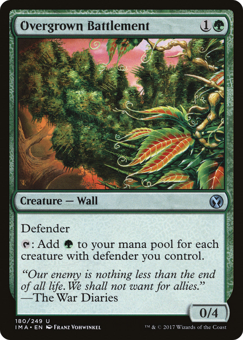 Overgrown Battlement (IMA-180) - uncommon - Foil