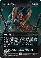 Massacre (SLD-9991) - rare (Borderless) - Foil