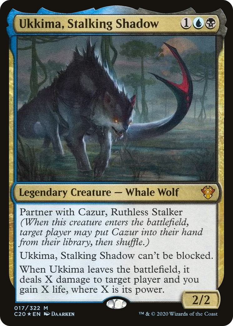Ukkima, Stalking Shadow (C20-017) - mythic - Foil