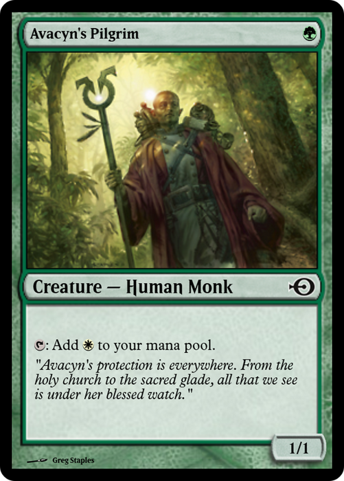 Avacyn's Pilgrim (PRM-45209) - common - Foil