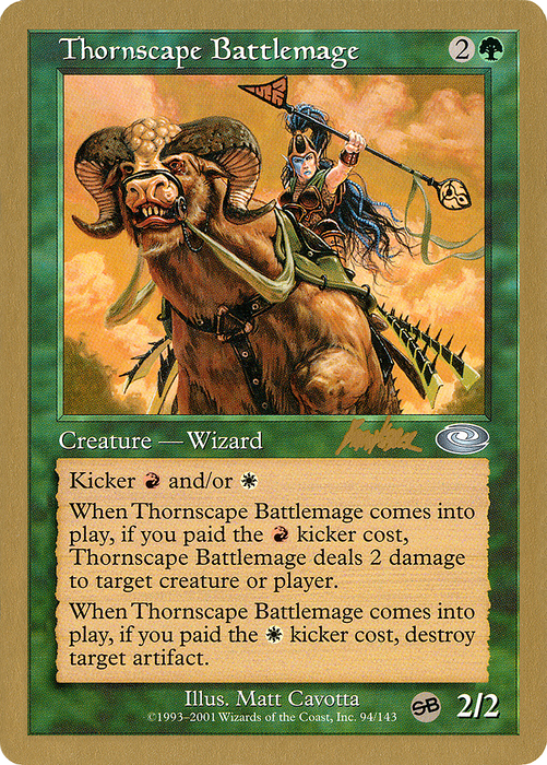 Thornscape Battlemage (WCD-BK94SB) - uncommon