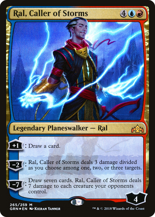 Ral, Caller of Storms (GRN-265) - mythic - Foil