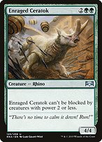 Enraged Ceratok (RNA-125) - uncommon - Foil
