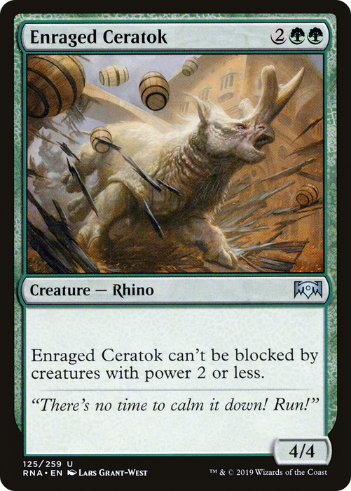 Enraged Ceratok (RNA-125) - uncommon