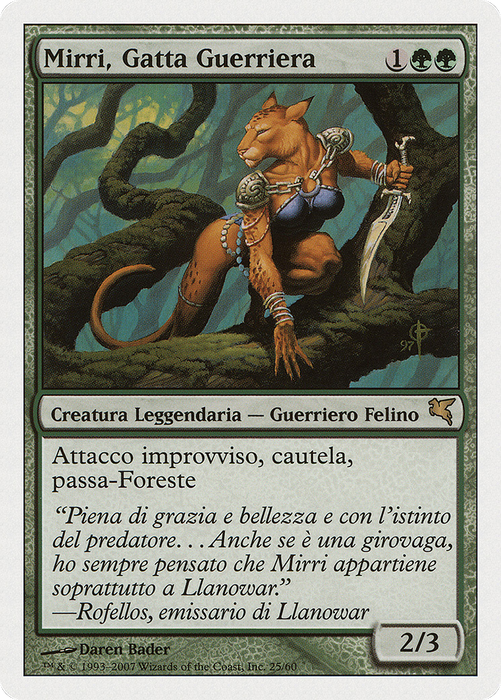 Mirri, Cat Warrior (PSAL-L25) - rare