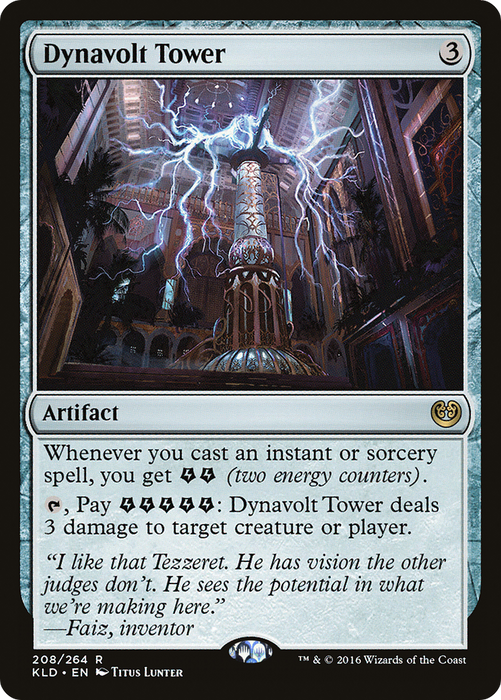Dynavolt Tower (KLD-208) - rare - Foil