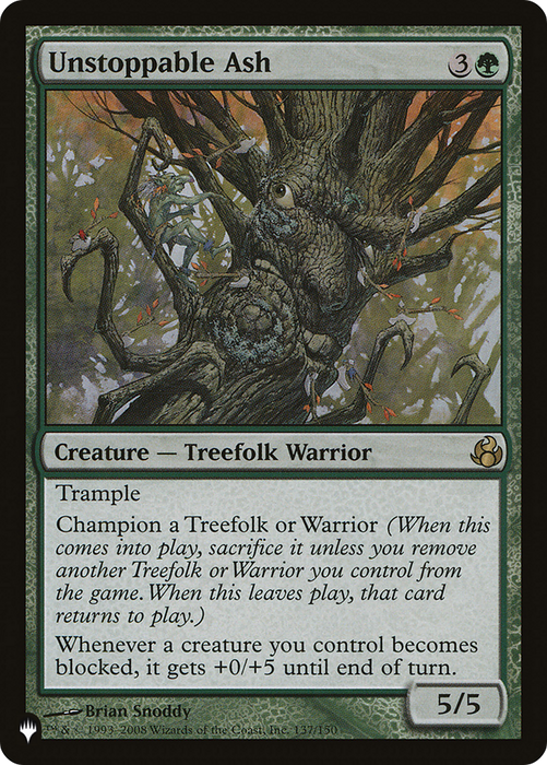 Unstoppable Ash (LIST-MOR-137) - rare