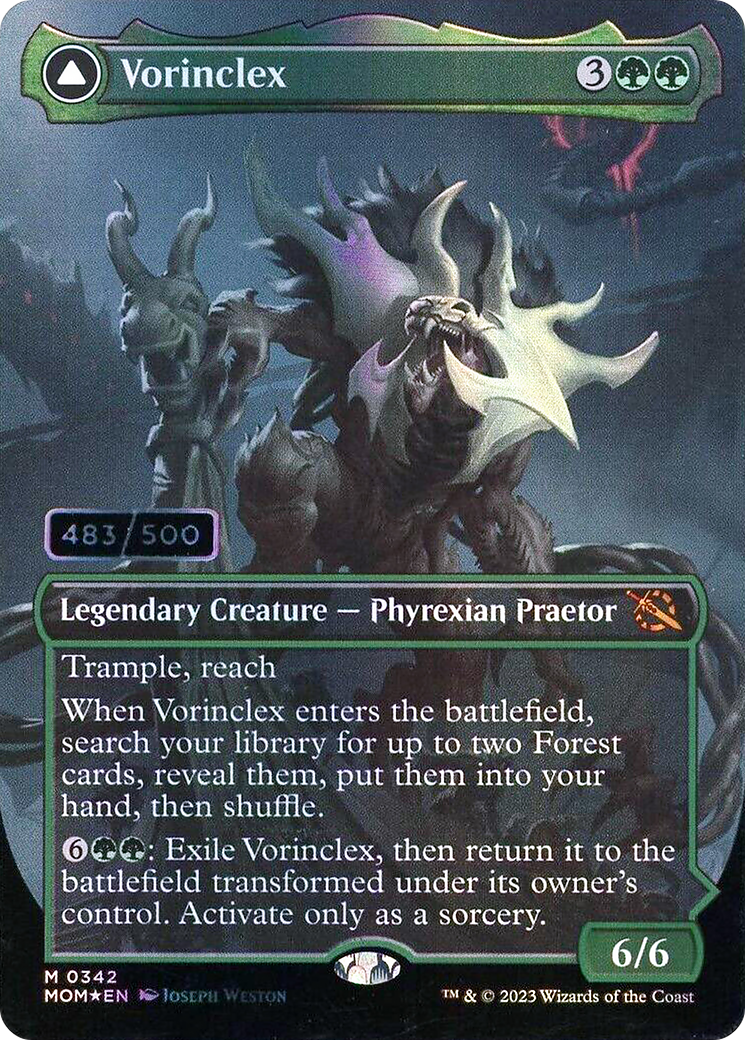 Vorinclex // The Grand Evolution (MOM-342) - mythic (Borderless) - Foil