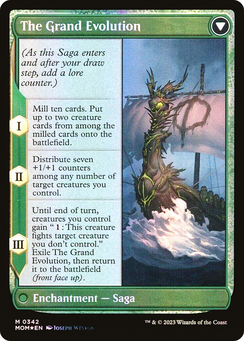 Vorinclex // The Grand Evolution (MOM-342) - mythic (Borderless) - Foil