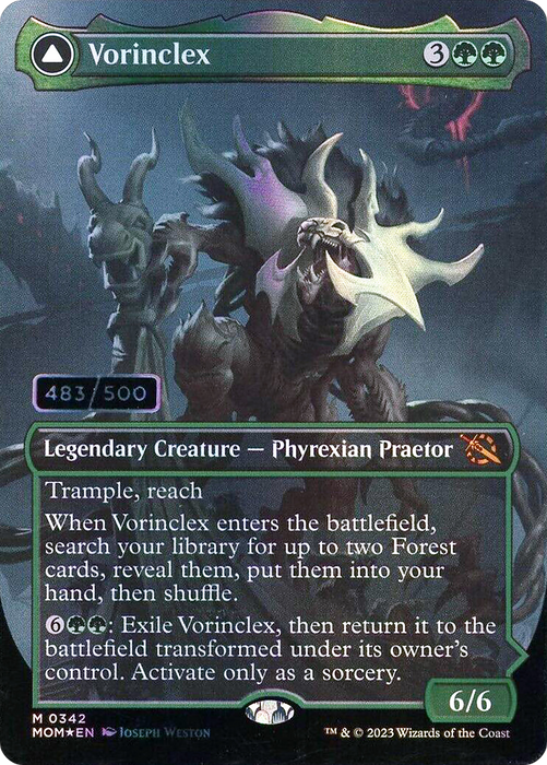 Vorinclex // The Grand Evolution (MOM-342) - mythic (Borderless) - Foil