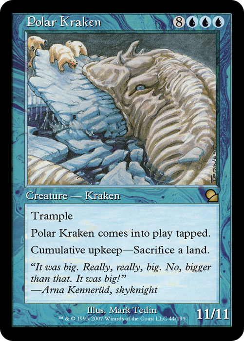 Polar Kraken (ME1-044) - rare - Foil
