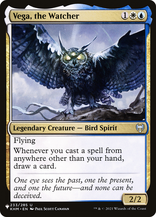 Vega, the Watcher (LIST-KHM-233) - uncommon