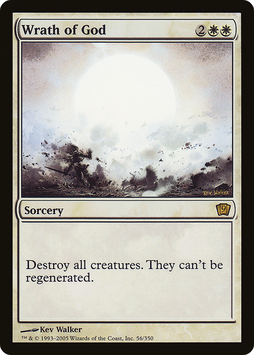 Wrath of God (9ED-56★) - rare - Foil