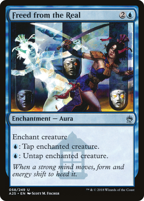 Freed from the Real (A25-058) - uncommon - Foil