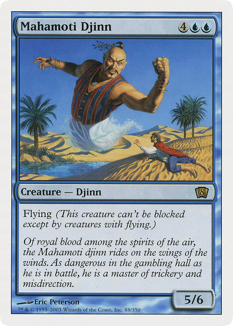 Mahamoti Djinn (8ED-088) - rare
